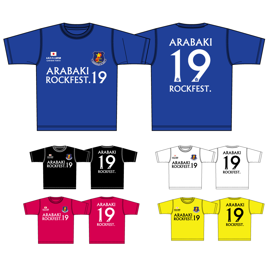 ARABAKI ROCK FEST.19 × GAN-BAN サッカーTシャツ発売！